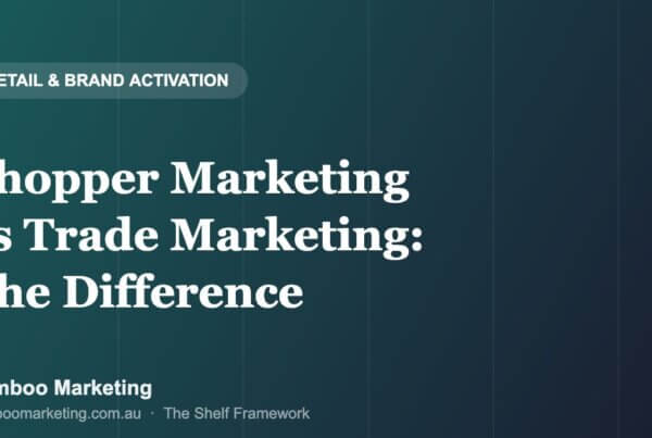Shopper marketing versus trade marketing — Bamboo Marketing