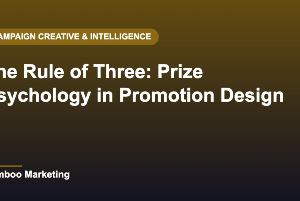 The Rule of Three: Prize Psychology in Promotion Design
