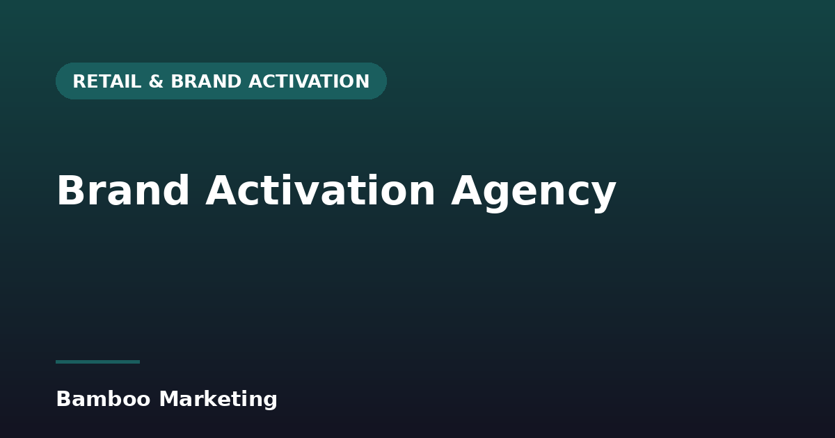 Brand activation agency — shoppers engaging with an in-store brand activation display