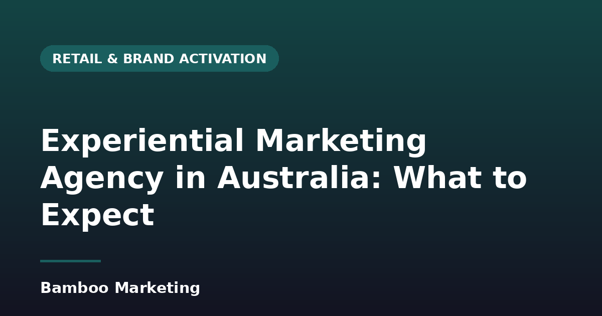 Experiential marketing agency in Australia — shoppers taking part in a live brand experience at a retail activation