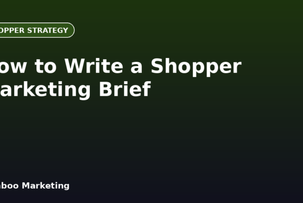 How to Write a Shopper Marketing Brief - featured image, Bamboo Marketing